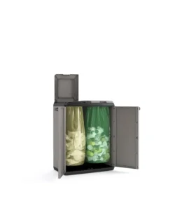 Armadio per raccolta differenziata keter "split cabinet recycling" in polipropilene 68x39x85 cm Bestseller